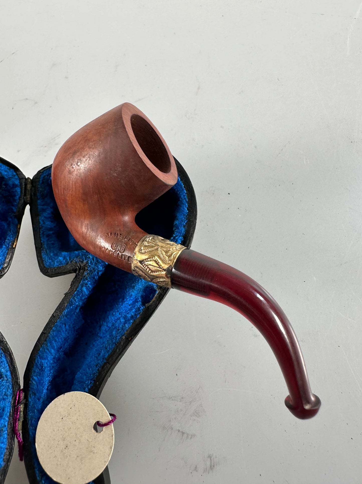 KBB Blue Line Bakelite Pipe, Unsmoked