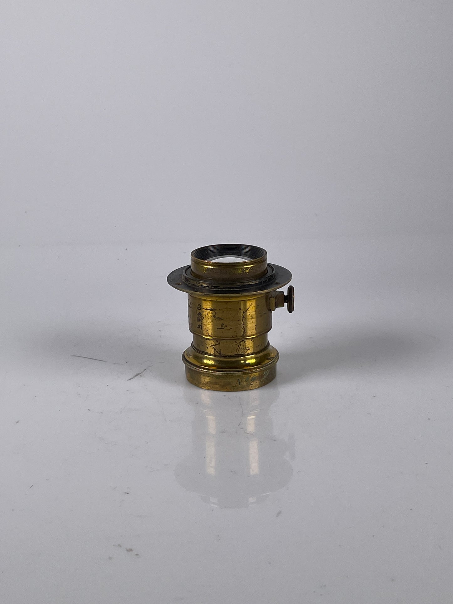 Darlot Paris No 2 Hemispherique Rapide Brass Lens