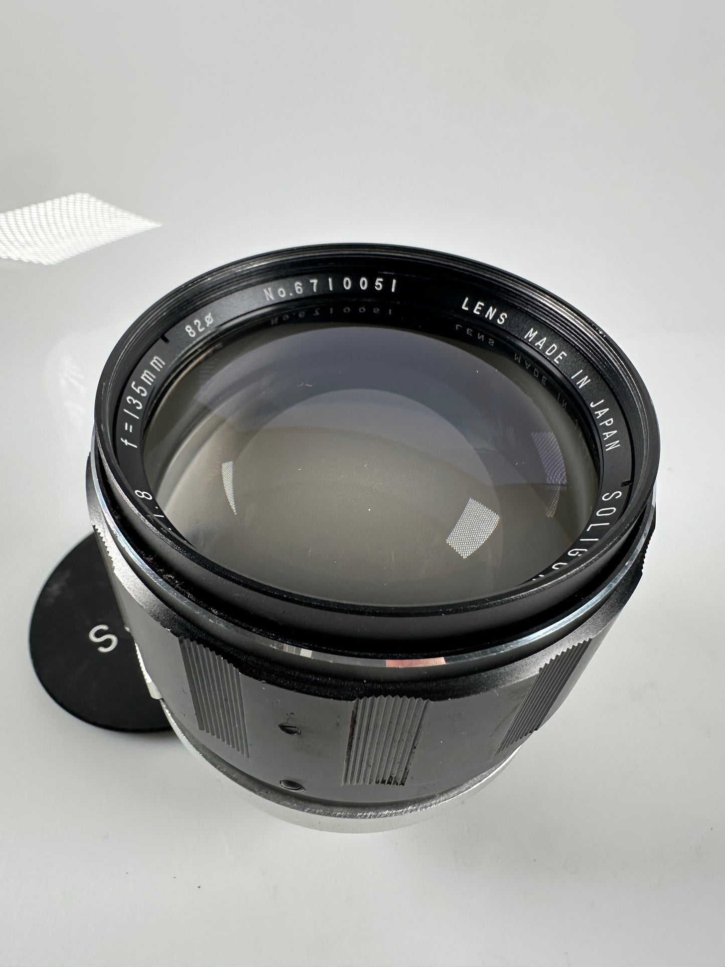 Soligor 135mm f1.8 Lens Telephoto with Caps M42 screw mount lens