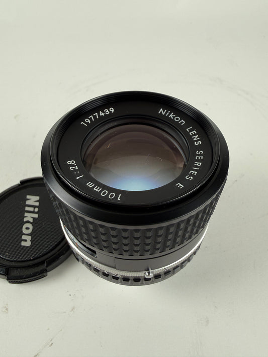 Nikon Nikkor AI-S 100mm f2.8 Series E Lens 100/2.8 AIS