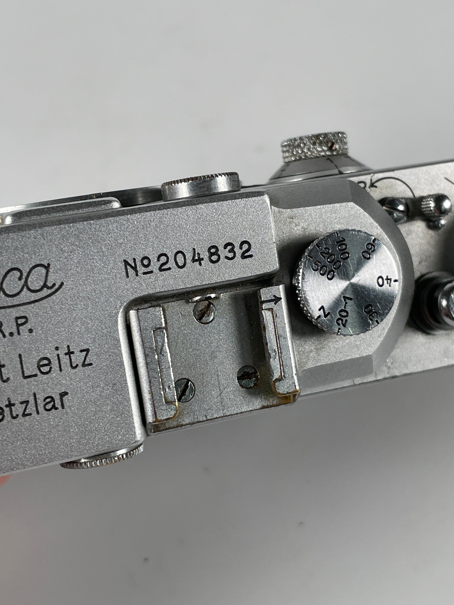 Leica III Model F 35mm Film Rangefinder Chrome Camera Body