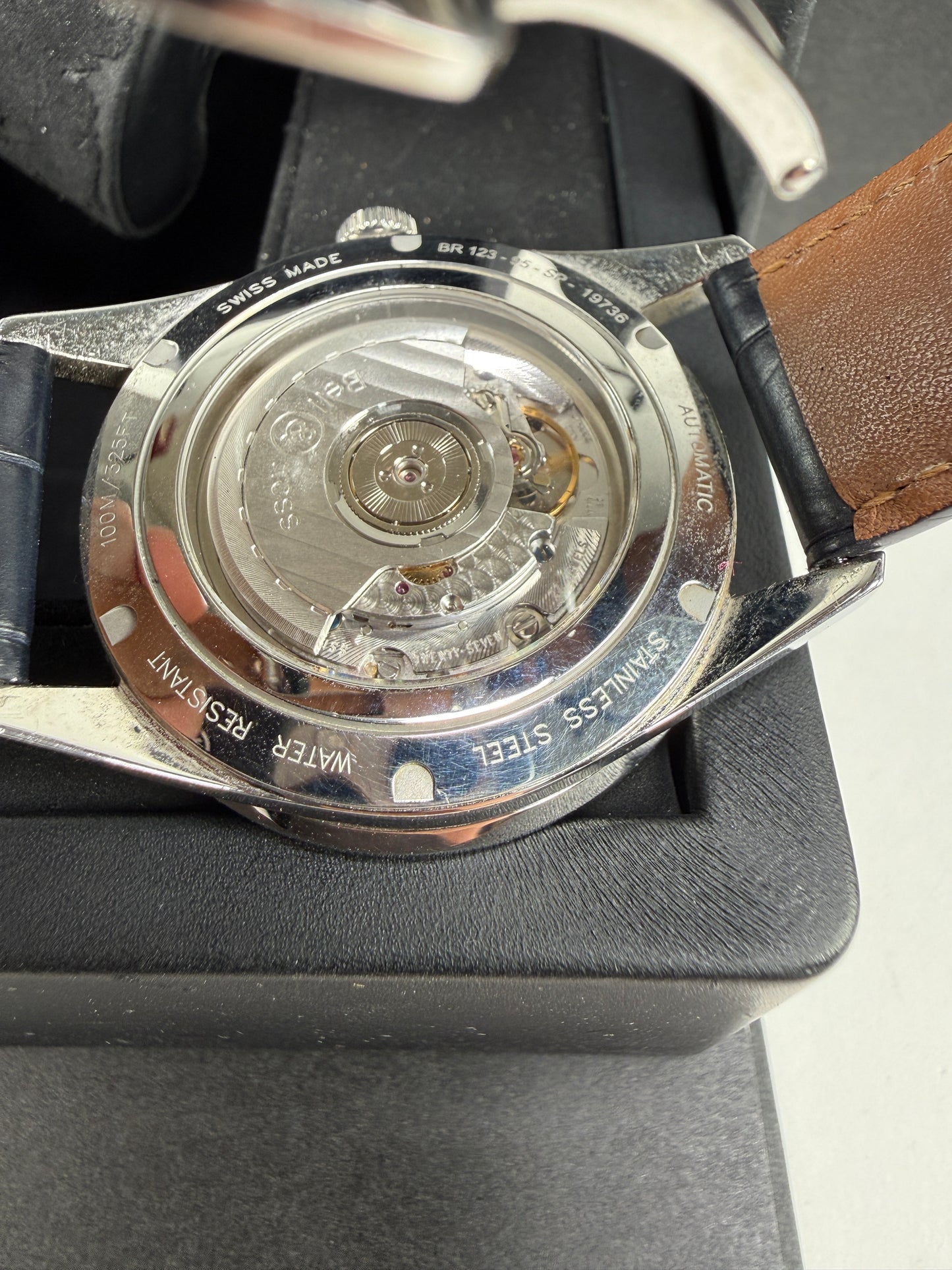 Bell & Ross BR123-95-SP Blue Date Small Second Automatic Men's Watch