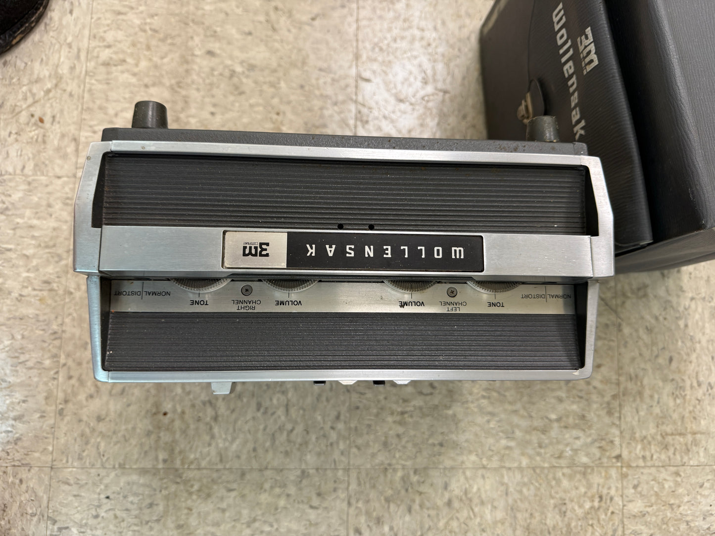 Wollensak 3M #1580 Stereo Twin Amp REEL-TO-REEL Magnetic Tape Recorder