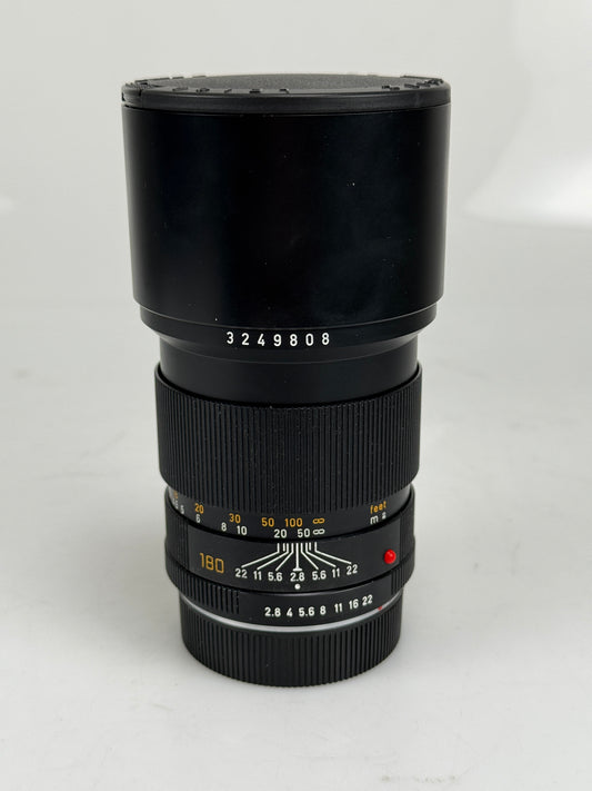 Leica 180mm f2.8 Elmarit-R V.2 Telephoto 3 Cam R Lens