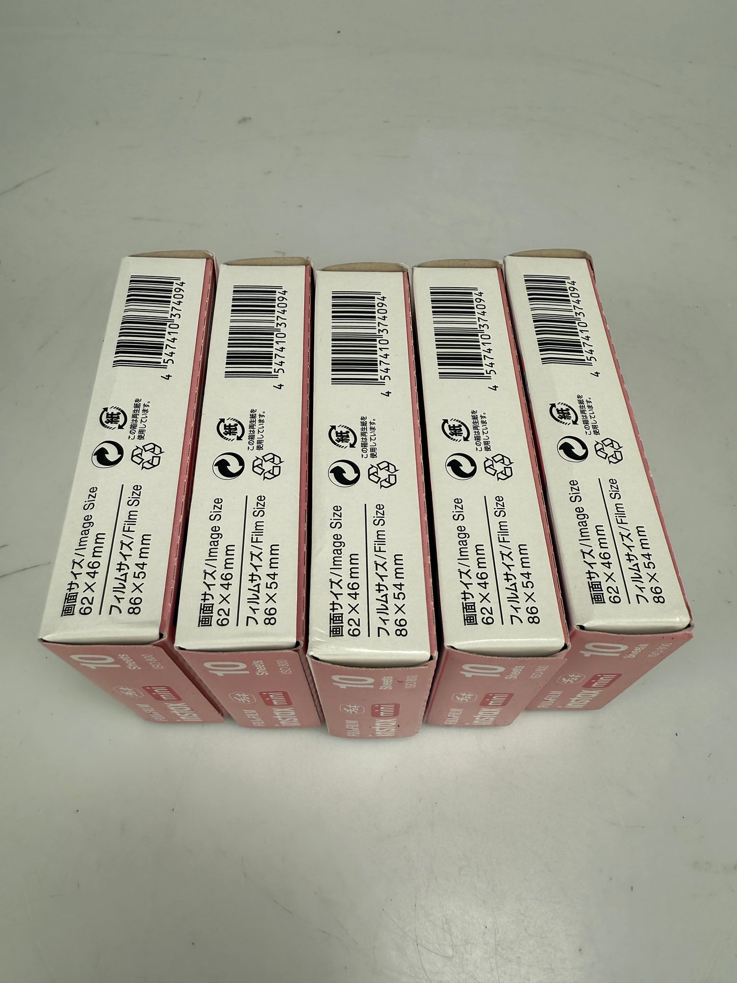 Fujifilm Pink Lemonade Mini Instax Film, 5 packs 50 shots Exp 10/2025
