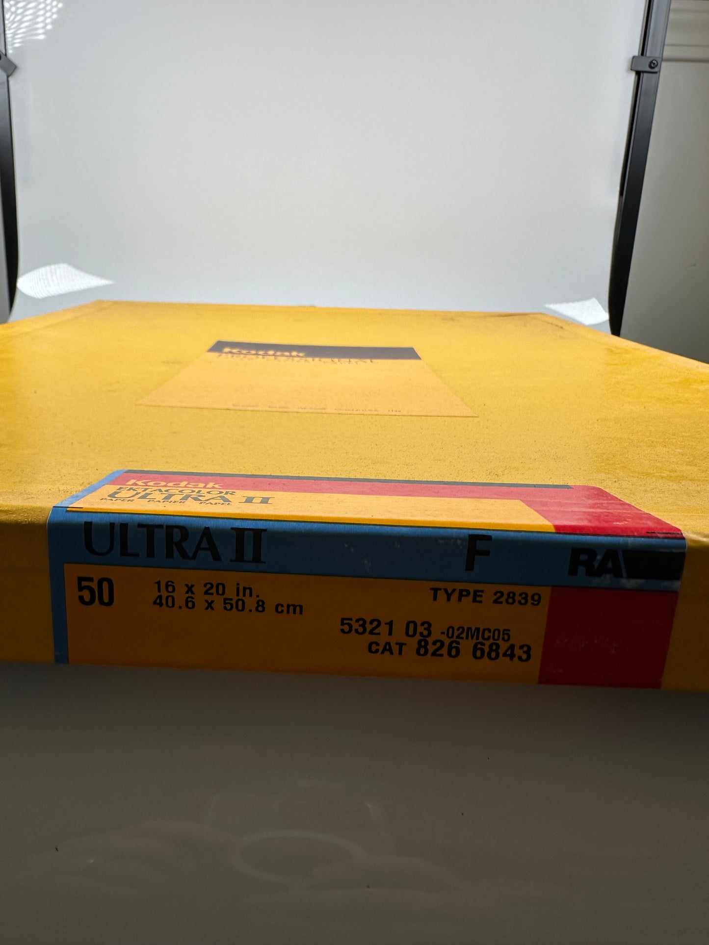 Kodak Ektacolor Ultra II Color Printing Paper 50 Sheets 16x20 Sealed 2839