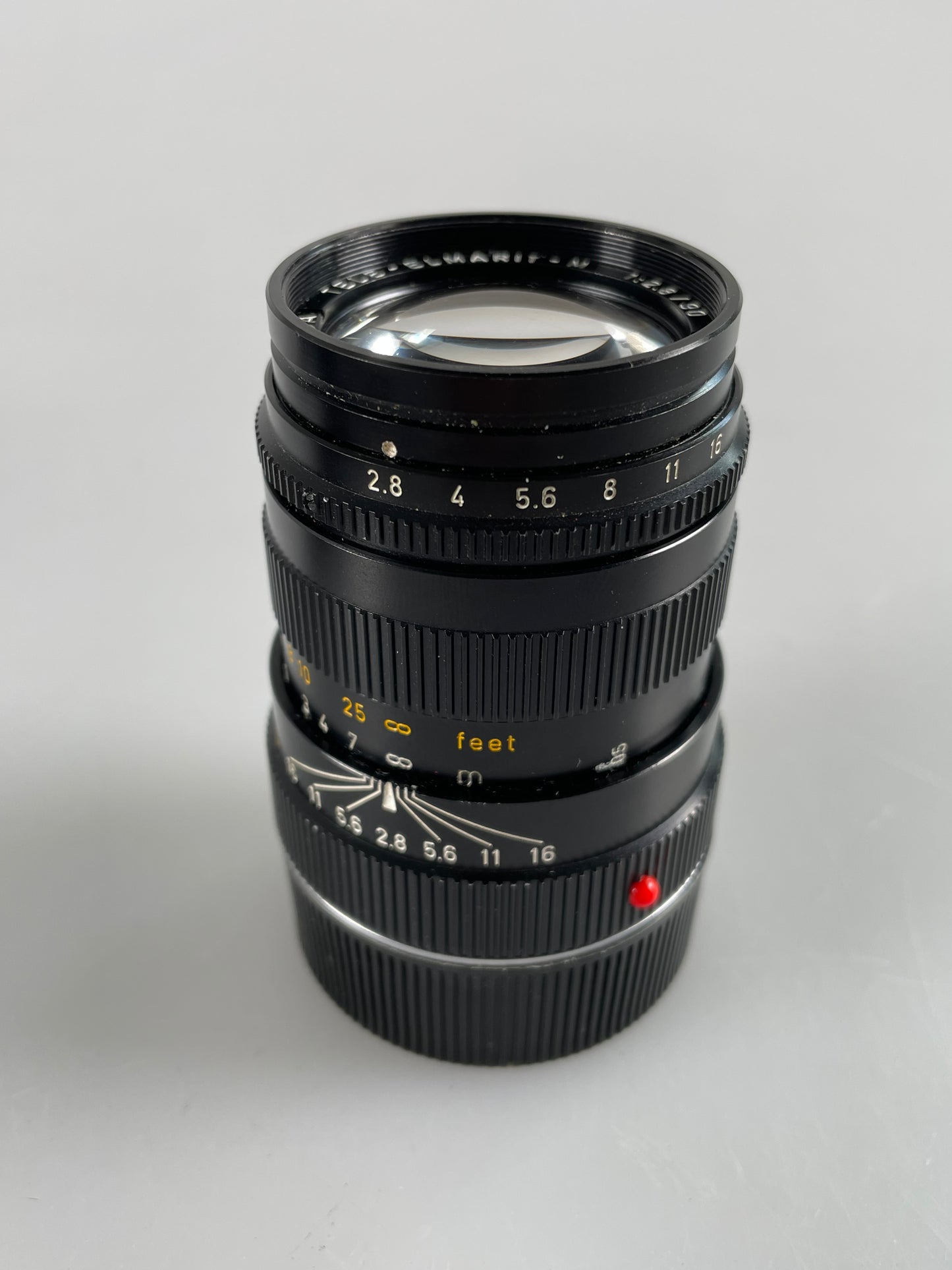 Leica 90mm f2.8 Tele-Elmarit-M Lens "Thin" Black
