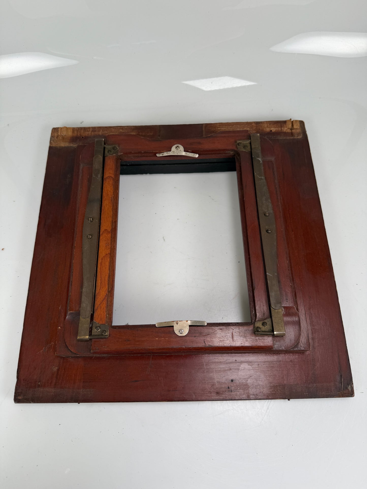 Wooden large format reducing back 8X10 camera to 5x7