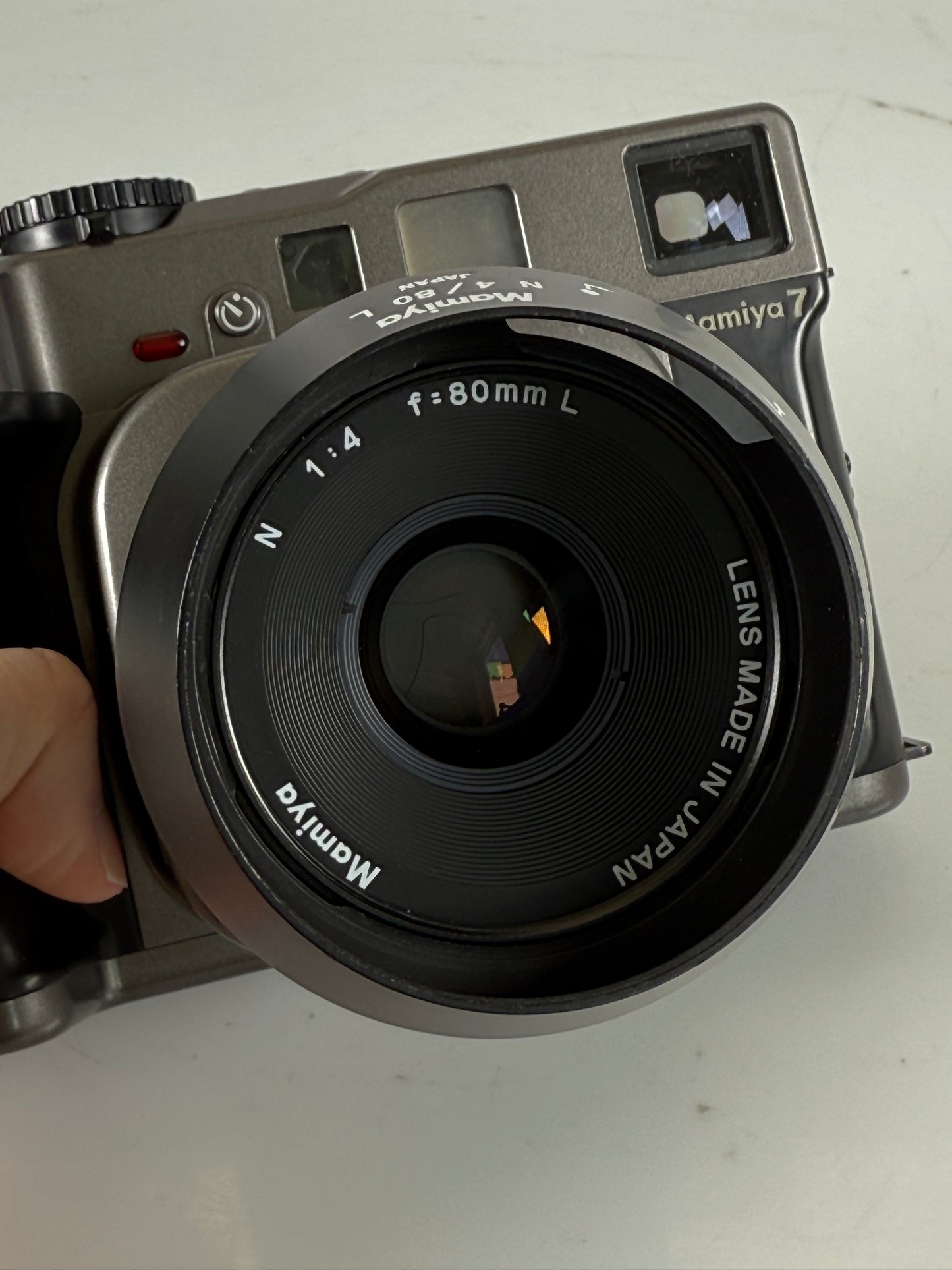 Mamiya 7 Medium Format Rangefinder champagne N 80mm F4 L Lens