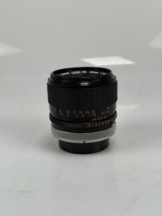 Canon FD 100mm f2.8 S.S.C. BL Lens SSC
