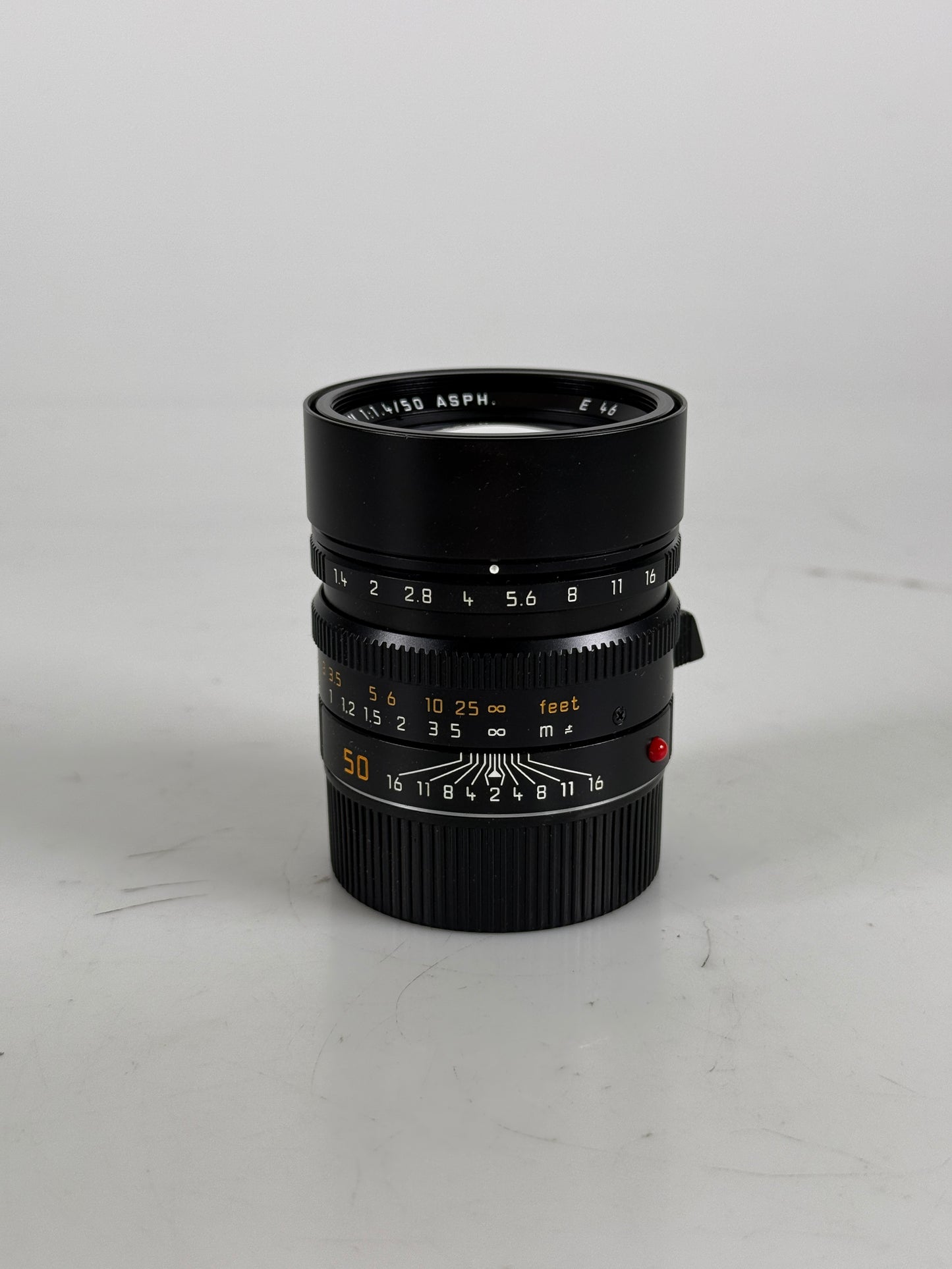 LEICA 50MM SUMMILUX-M F1.4 ASPH 6BIT BLACK LENS 11891