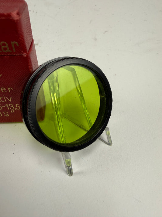 Leitz Leica Black A36 Green Gr Contrast Camera Lens Filter Summitar push on 36mm Fipos