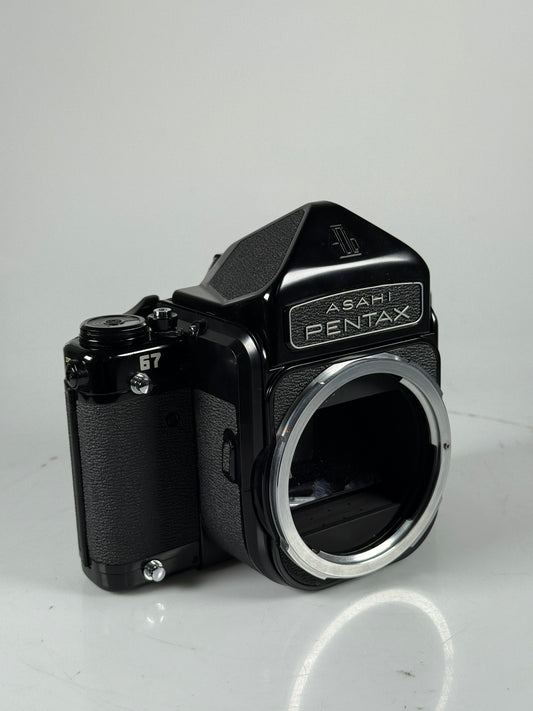 Pentax 67 late 6x7 Mirror Up MLU Body with prism