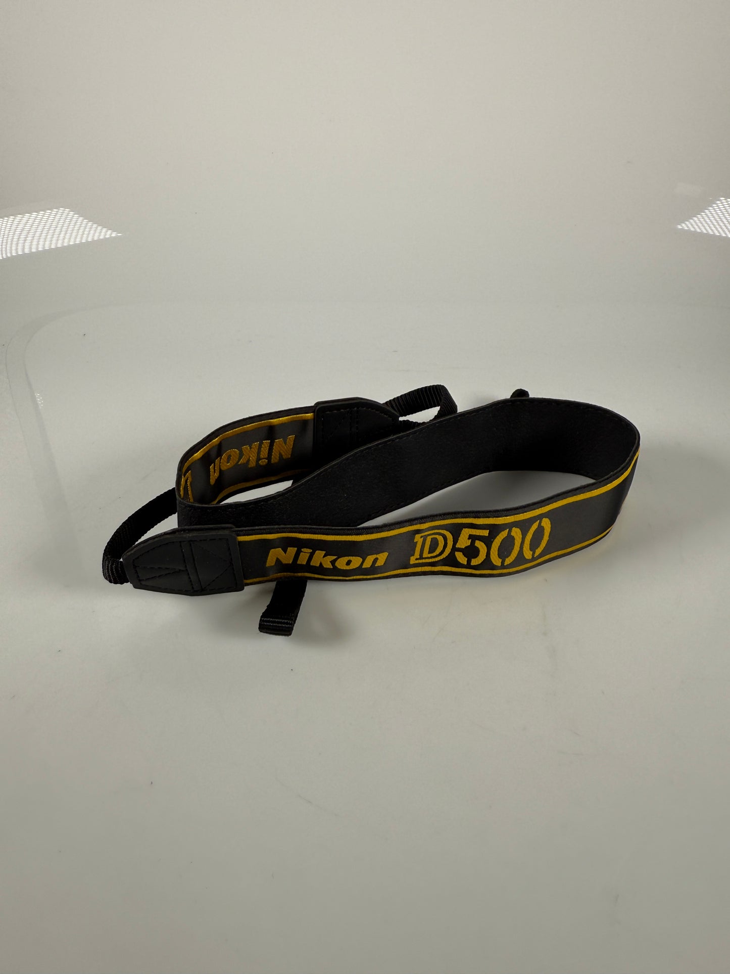 Genuine Nikon AN-DC17 1.5" Black/Yellow Neck/Shoulder Strap for Nikon D500