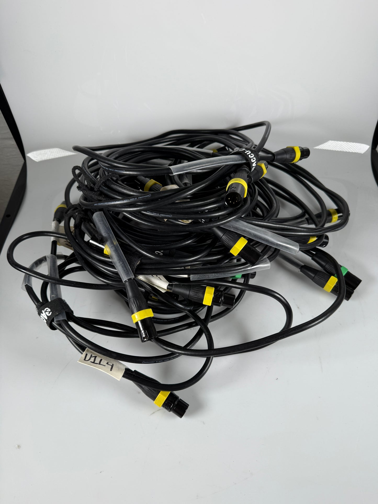 DMX Accu-Cable 5 Pin XLR Shield Data Cable ( Lot Of 10)