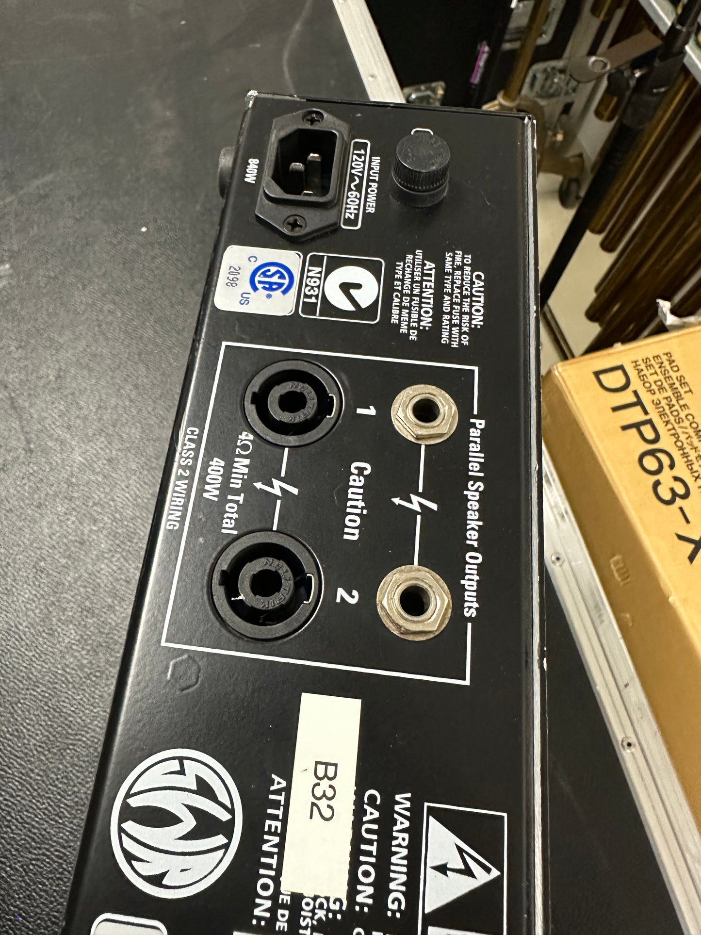 SWR Working Pro 400 400W Rackmount Bass Amp Head
