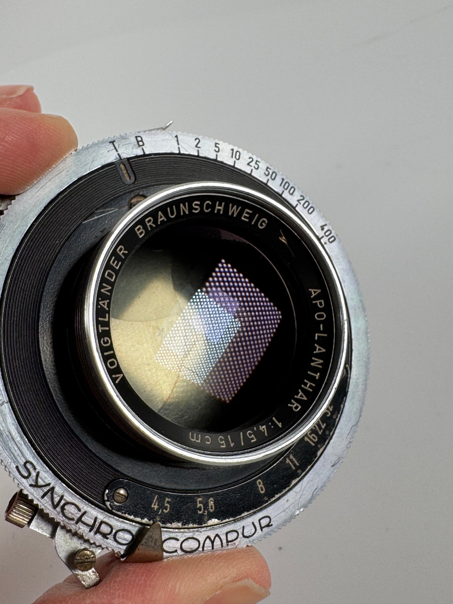 Voigtlander 15cm 150mm f4.5 Apo-Lanthar large format lens
