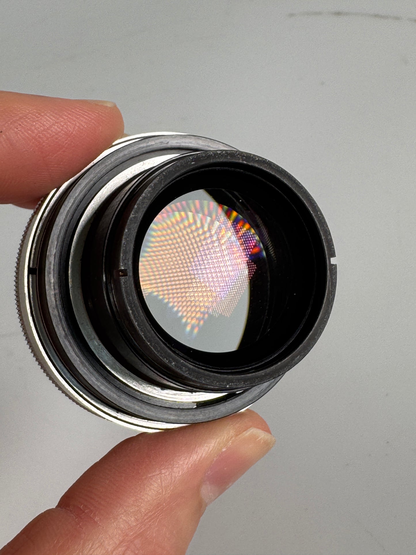 LEITZ Leica Summilux M 50mm F1.4 E43 Chrome Lens Scalloped
