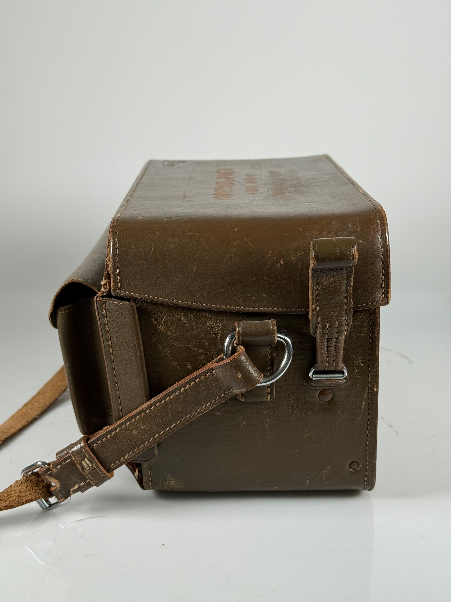 Leica Leitz Brown Leather M Universal System Case w/ Lens Mounts