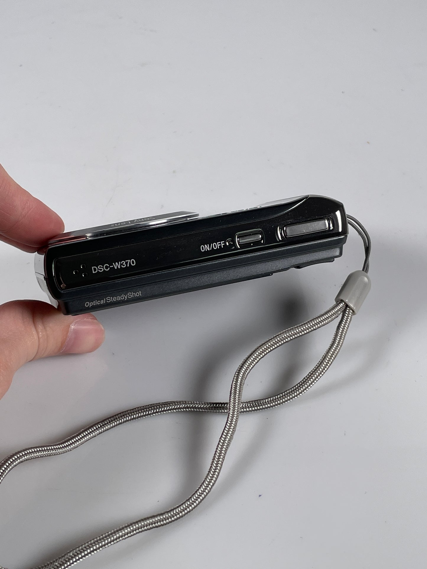 Sony Cyber-Shot DSC-W370 14.1MP Digital Camera Gray w/ Battery & Charger