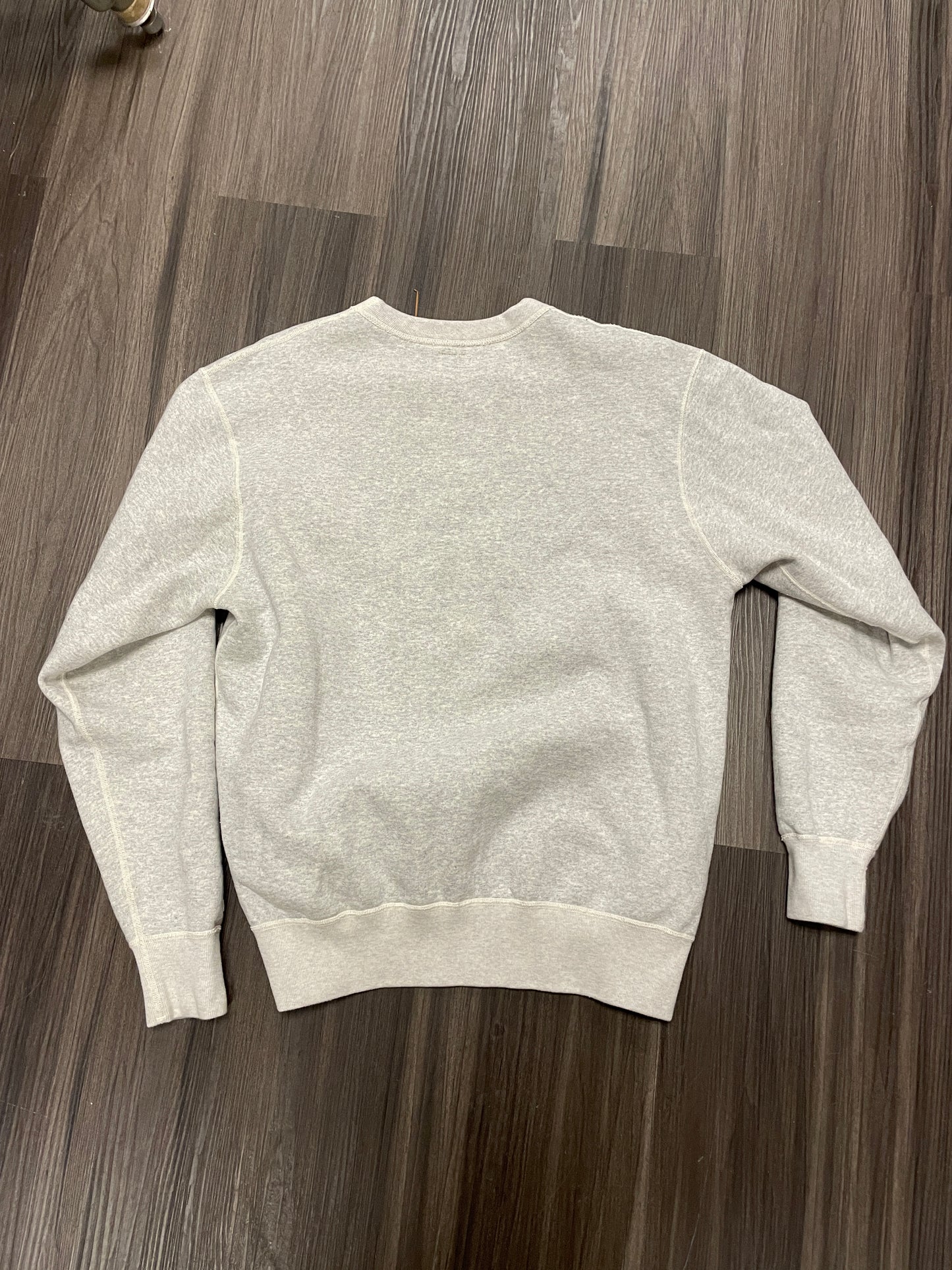 THE FLAT HEAD Crewneck Sweatshirt Gray Cotton Size 42