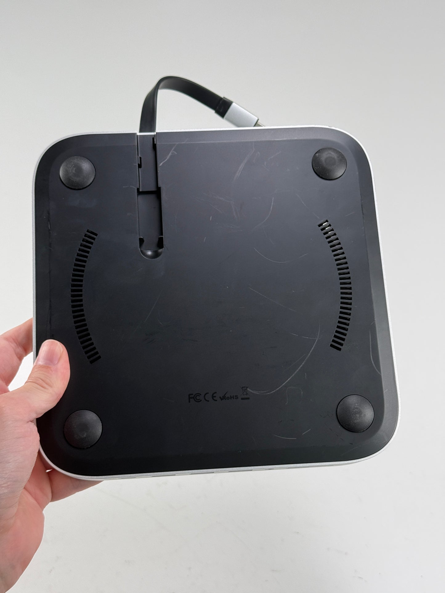 Satechi - Stand & Hub For Mac Mini / Studio- Silver