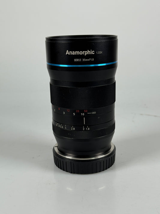 SIRUI 35mm f1.8 1.33x Anamorphic Lens Canon RF Mount