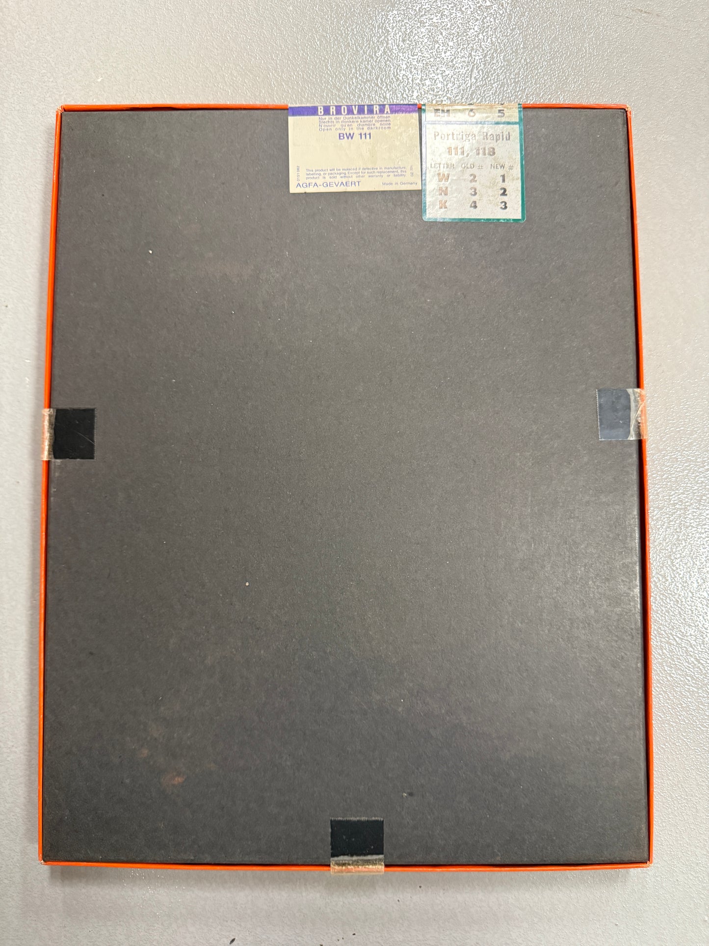 Agfa Brovira Photo Paper 50 Sheets 11x14 inch BW 111 1