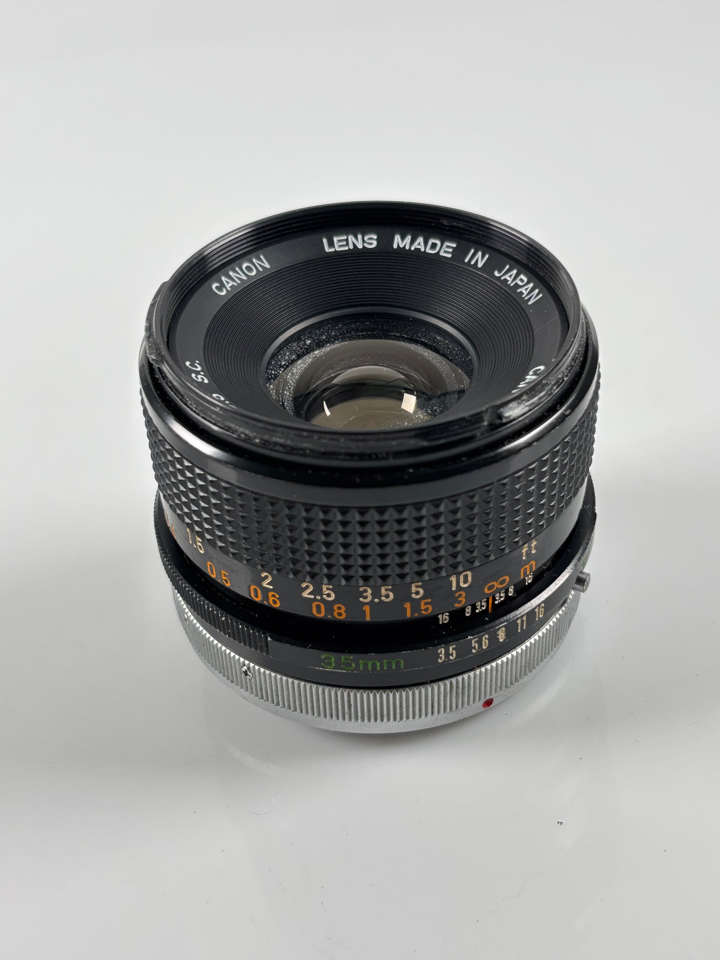 Canon 35mm F3.5 SC FD Breech Mount prime lens