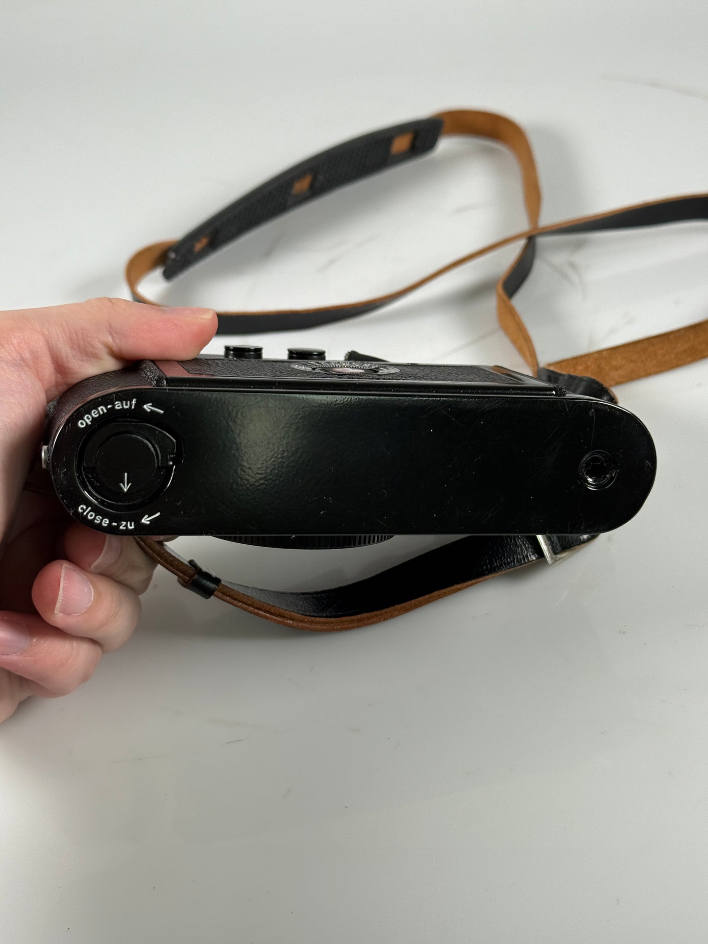 Leica M3 DS black paint repaint 35mm rangefinder film camera body Double stroke