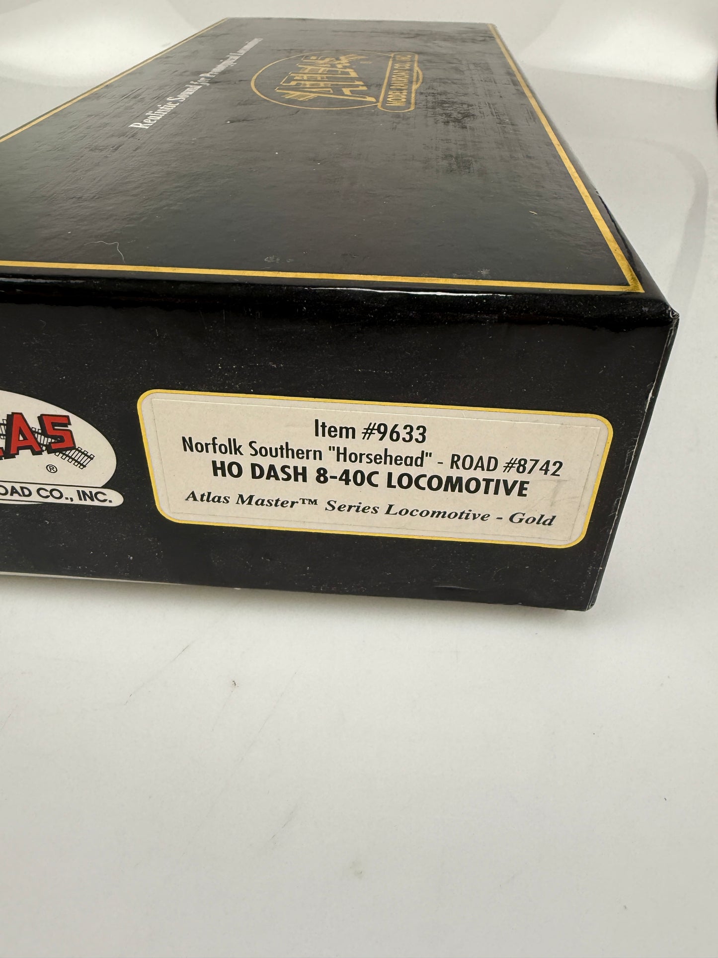 ATLAS HO 9633 MASTER GOLD Norfolk Southern Horsehead 8742 Dash 8-40C SOUND locomotive