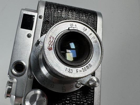 Shanghai 58-2 58-II Rangefinder Camera 50mm f3.5 lens Japanese Leica Copy