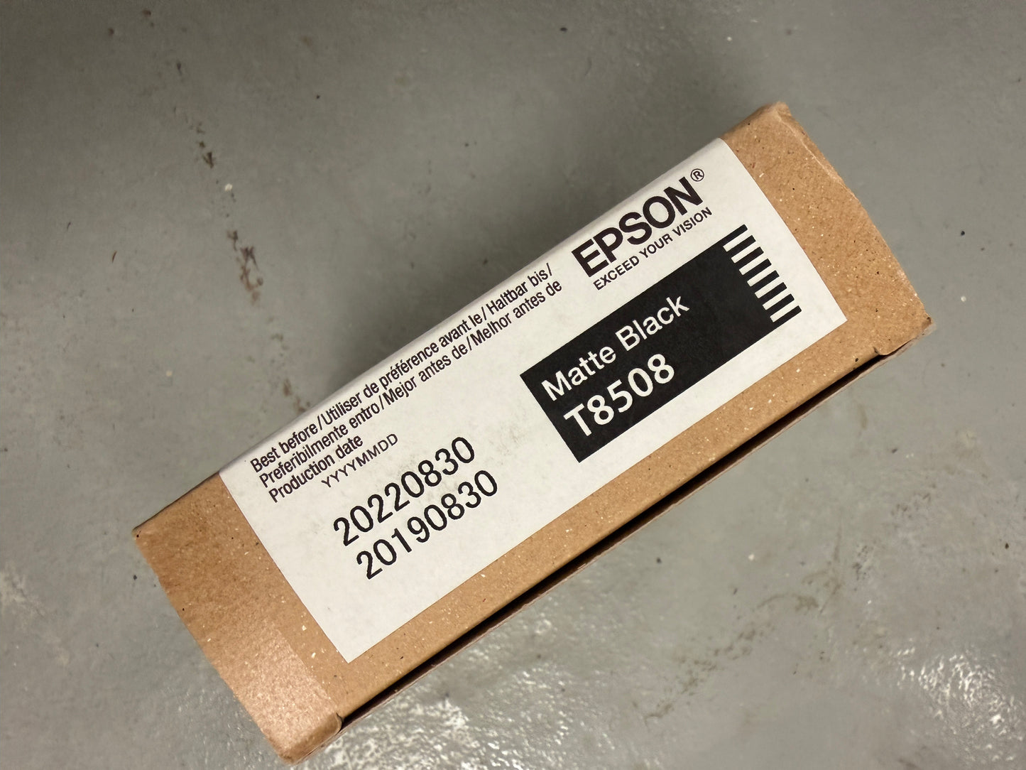 New Genuine Epson T8508 Matte Black Ultra Chrome HD Ink For SC-P800 Exp 2022