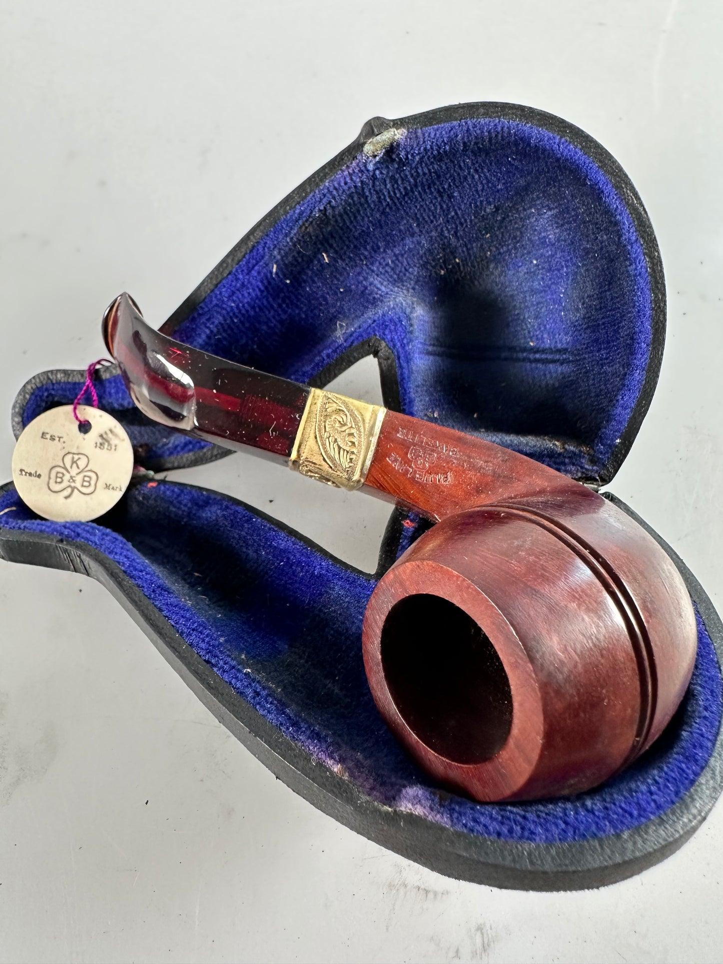 KBB Blue Line Bakelite Pipe, Unsmoked