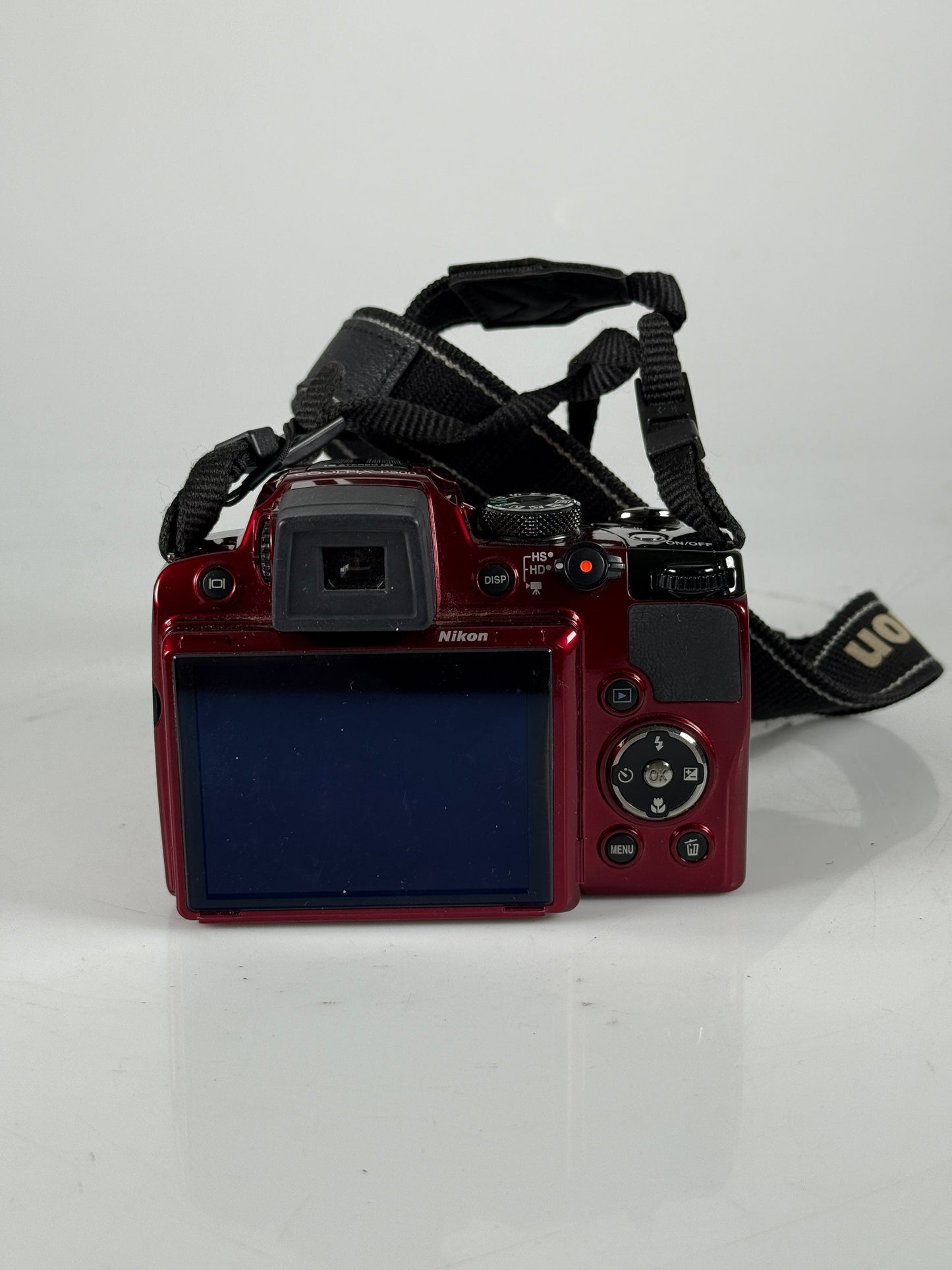 Nikon Coolpix P500 Digital Camera 36x Zoom 12.1 Megapixel Red