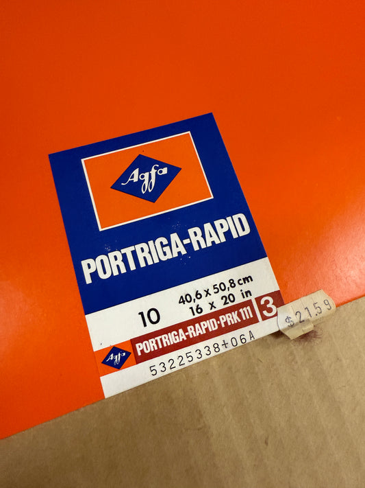 Agfa Portriga Rapid Photo Paper 10 Sheets 16x20 inch PRK 111 3