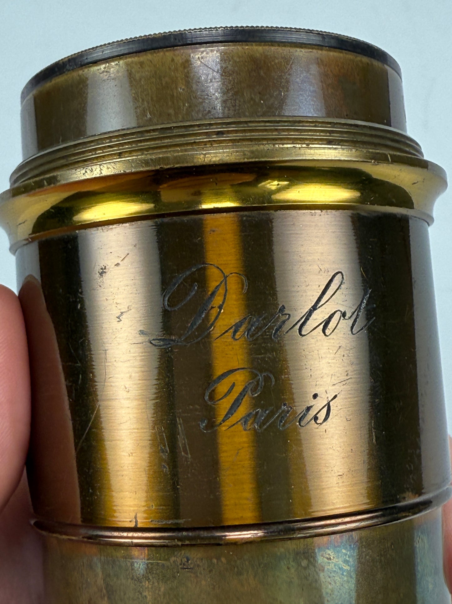 Darlot Jamin Paris Rack & Pinion Brass Lens Petzval