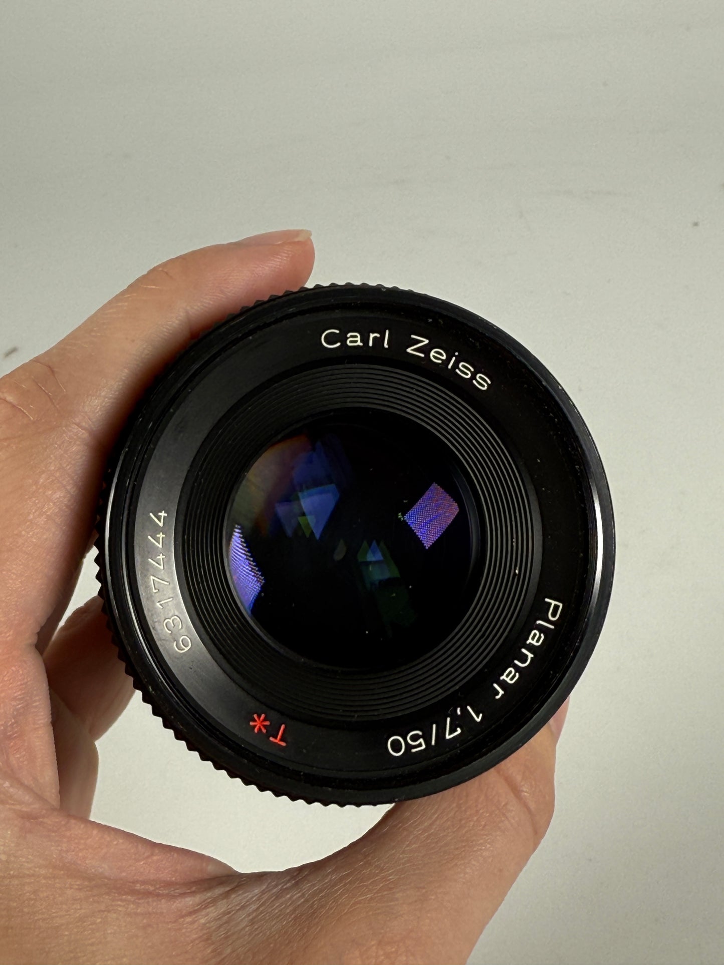 Contax Carl Zeiss Planar T* 50mm F1.7 Lens CY Mount Japan