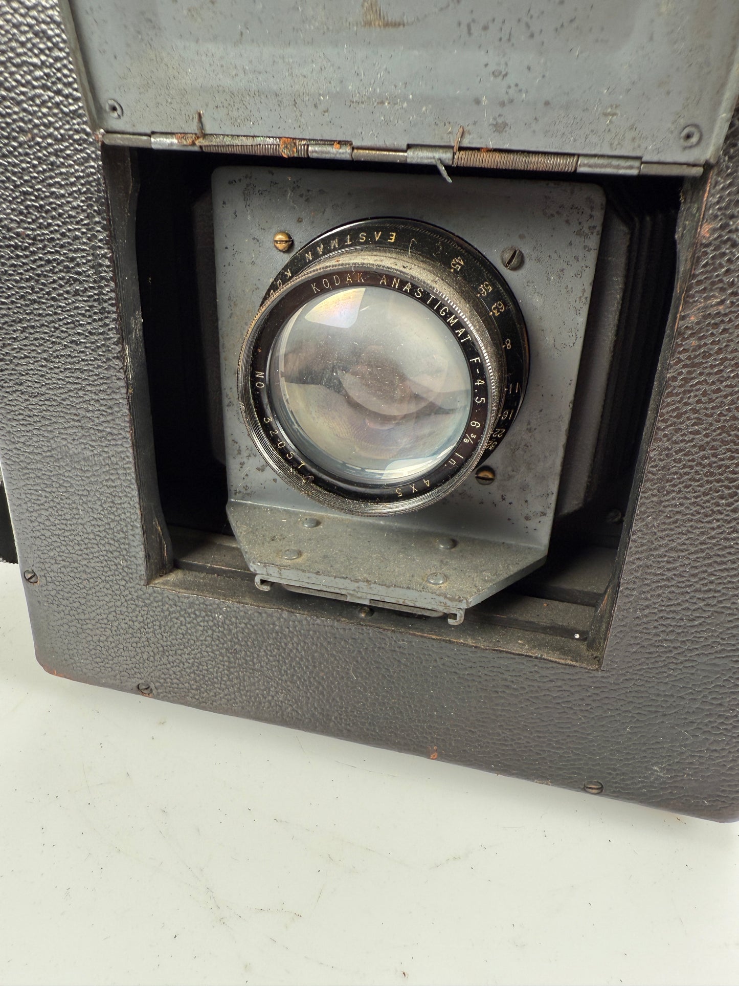 Graflex RB series B 4x5 Focal Plane Shutter Camera w Kodak 7 1/2 inch F4.5 lens
