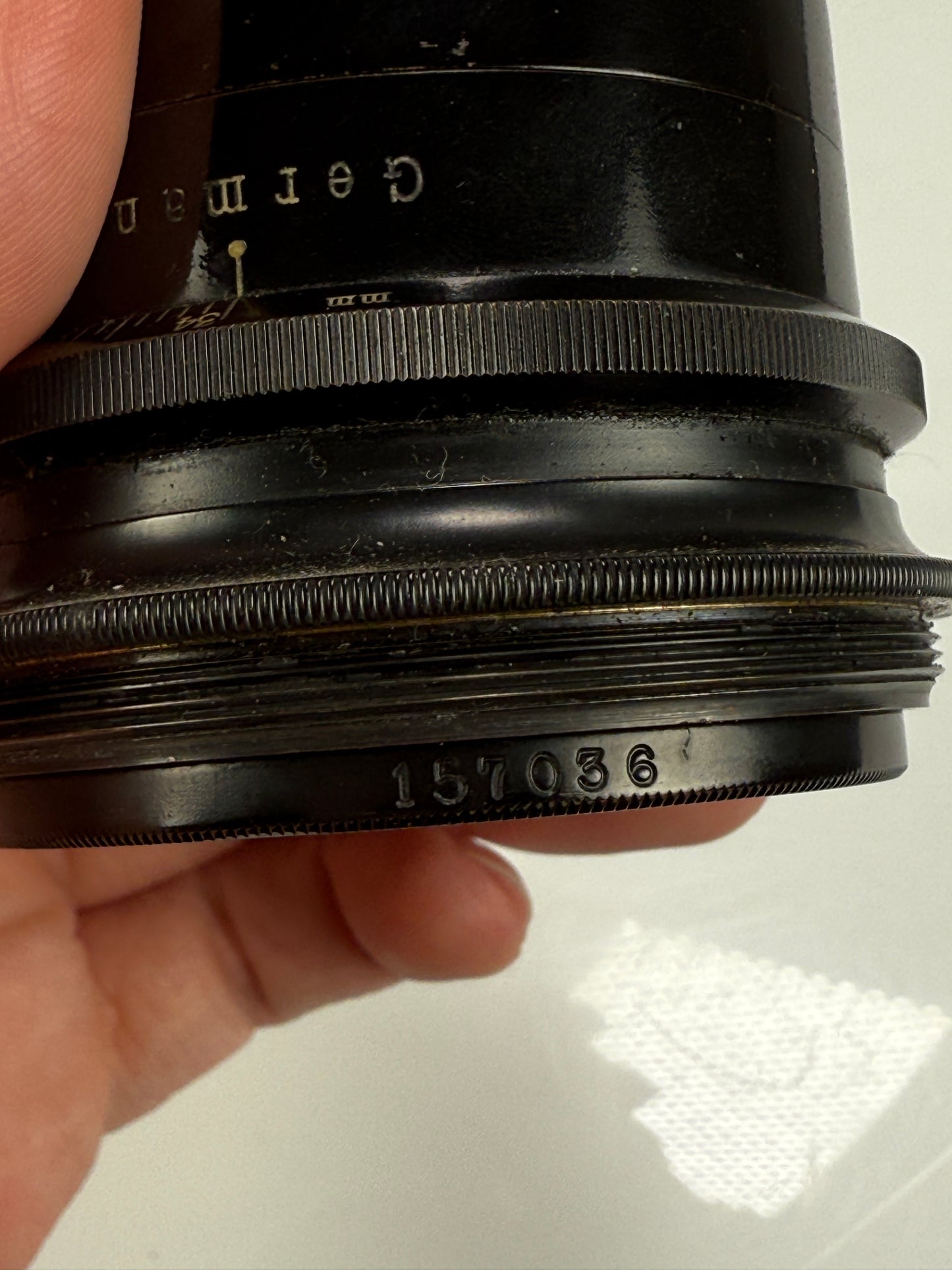 Carl Zeiss Jena 18cm 180mm F4.5 Tessar Barrel Lens