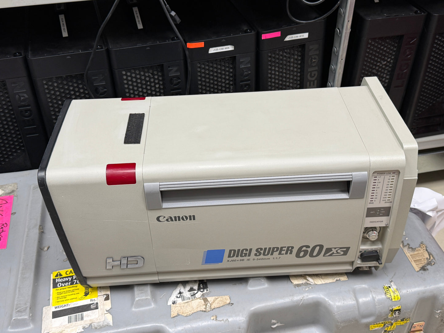 Canon Digi Super 60XS XJ60x9B IE 9-540mm f1.7 TV Lens HD w/ 2 SMJ-E01 modules