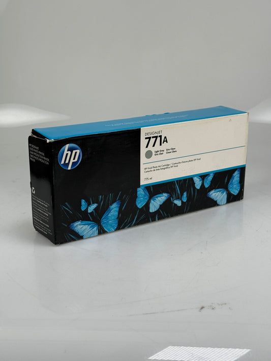 HP 771A B6Y22A Light Gray DesignJet Ink Cartridge - Z6200 - Genuine OEM 11/2019