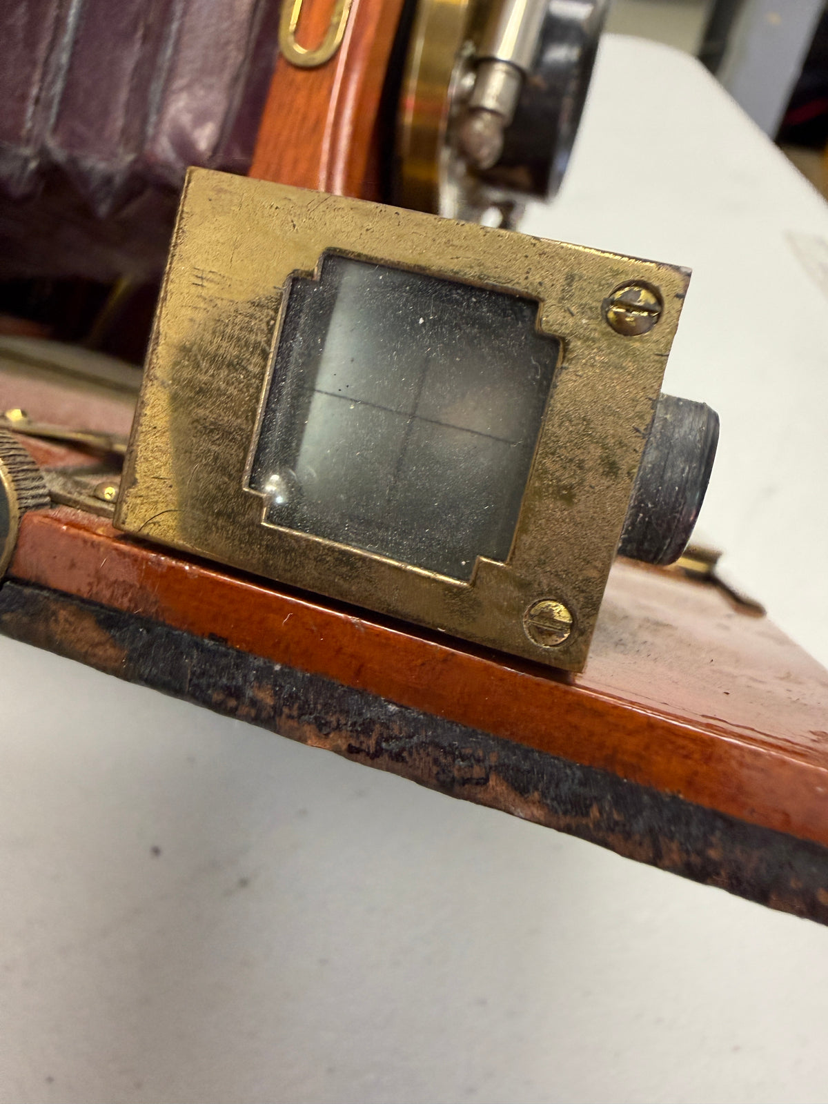 Rochester Camera Co. Poco A 4X5 Folding plate Camera wooden