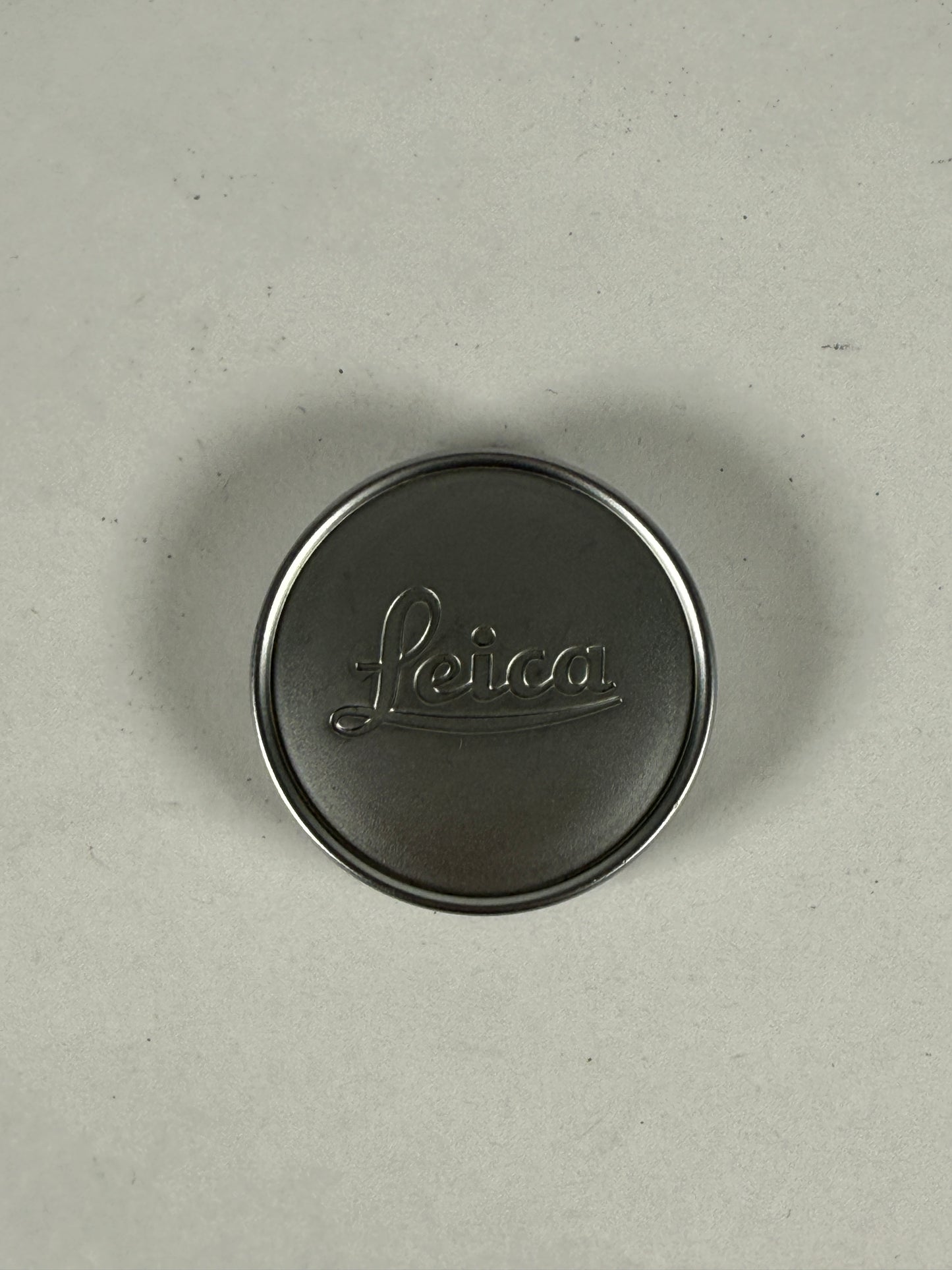 Leica 39mm A42 42mm Front Lens Cap Silver Chrome Metal