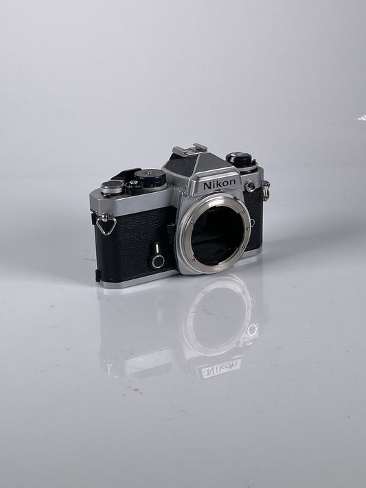 Nikon FE silver chrome 35mm SLR Film Camera Body