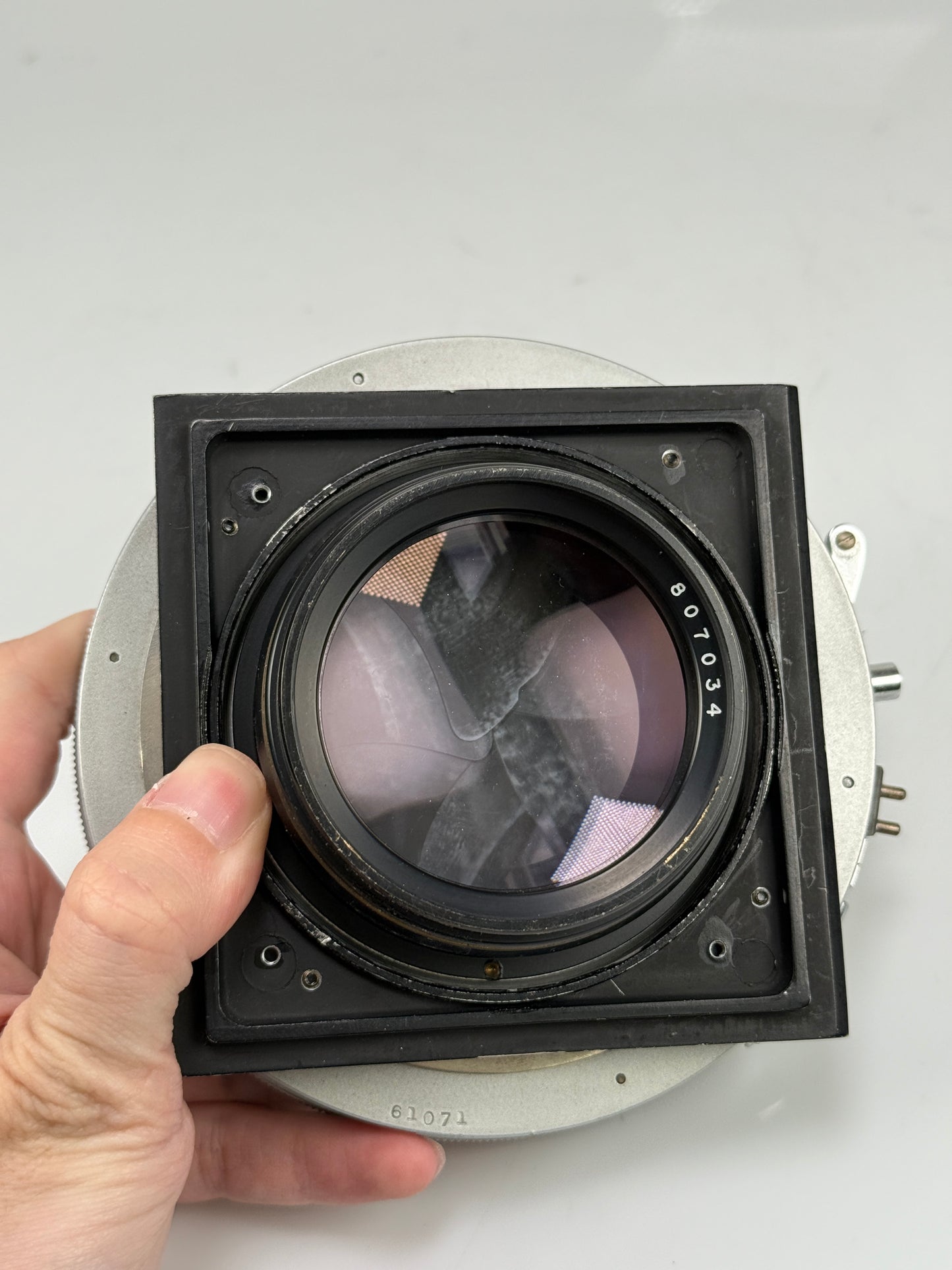 GOERZ 24 IN 610mm INCH F11 ARTAR APOCHROMAT RED DOT BARREL LENS w/ ilex no 5 shutter