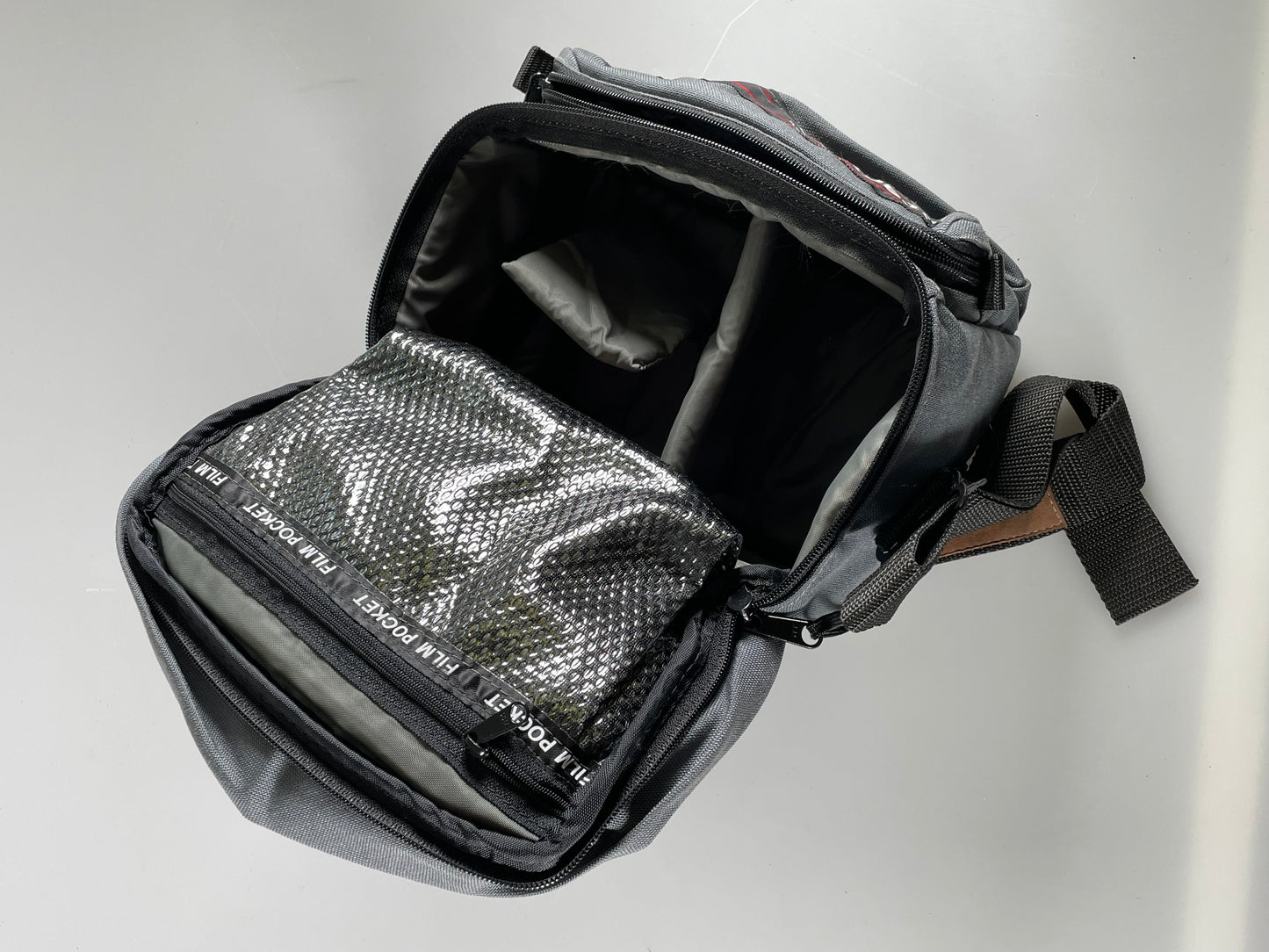 Vintage Tamrac canvas Camera Bag grey gray