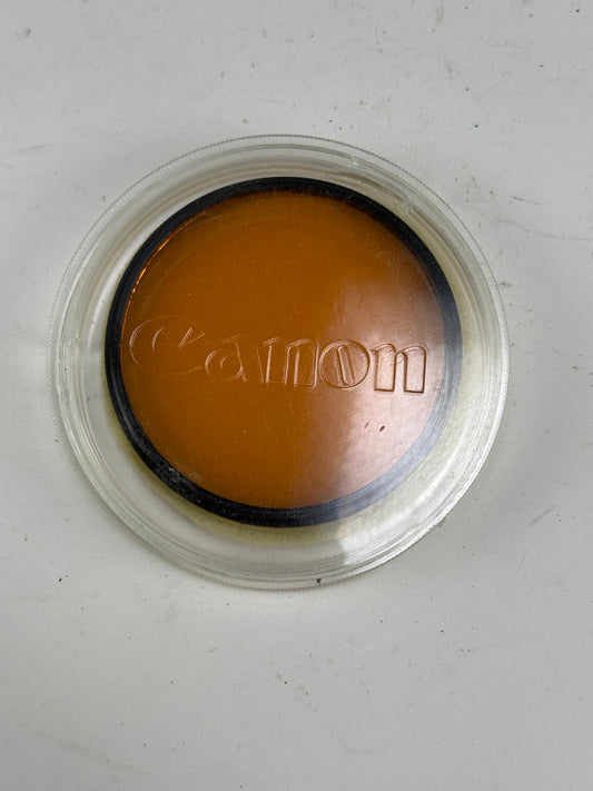 Canon Scoopic 72mm CCA12 Lens Filter Orange