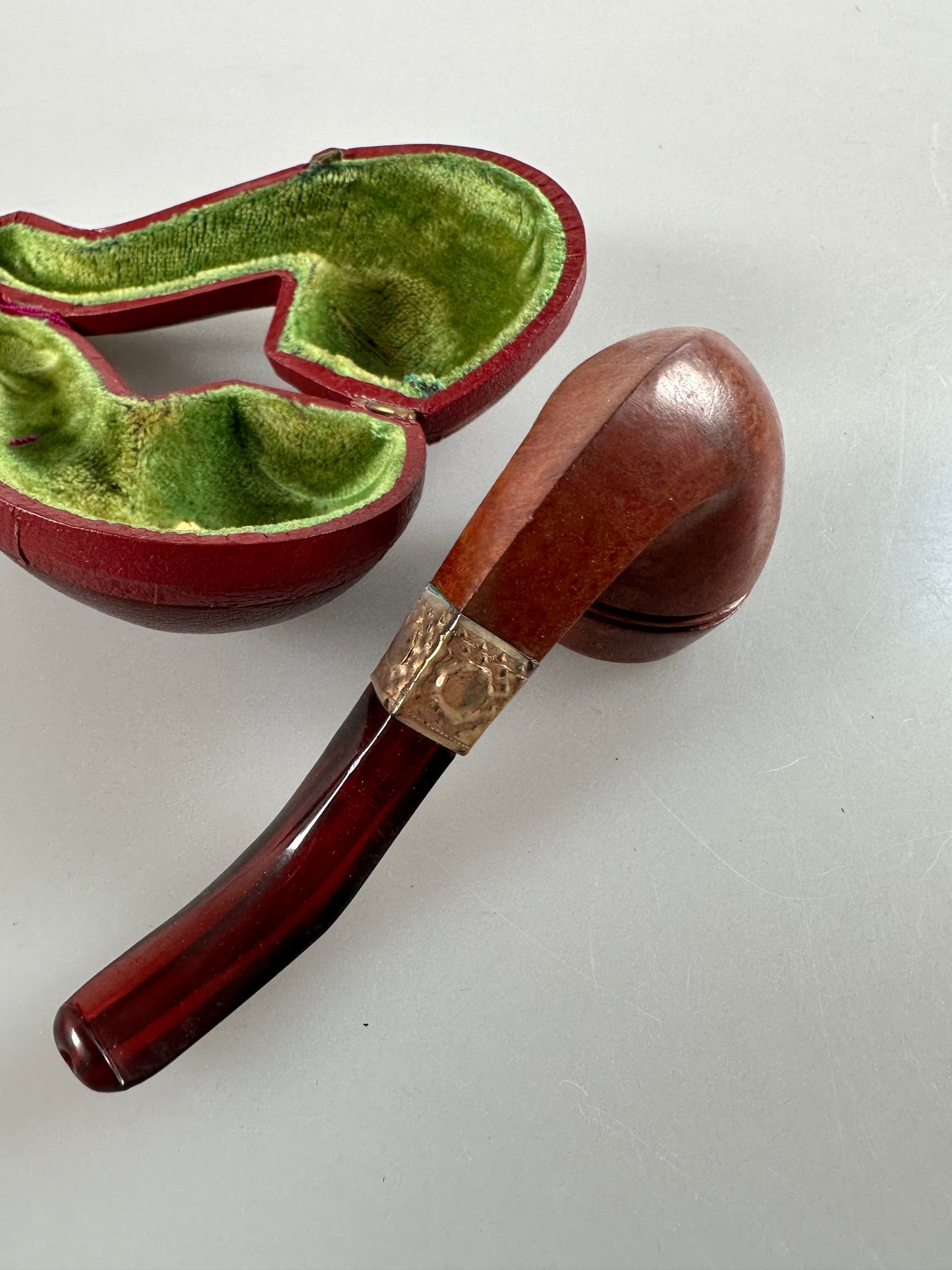 KBB Blue Line Bakelite Pipe, Unsmoked French Briar