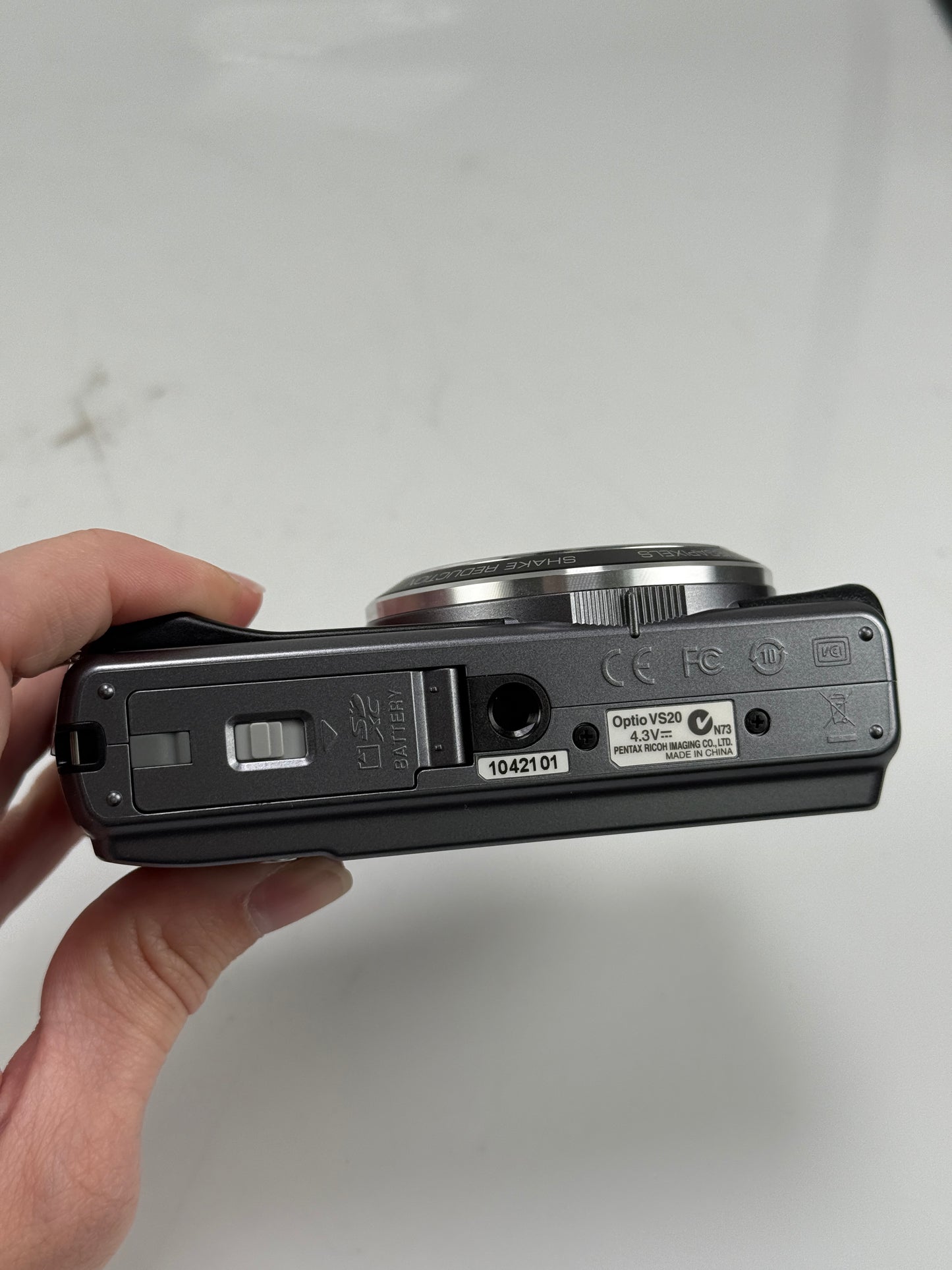 PENTAX Optio VS20 Brilliant White 16.0 MP Digital Camera